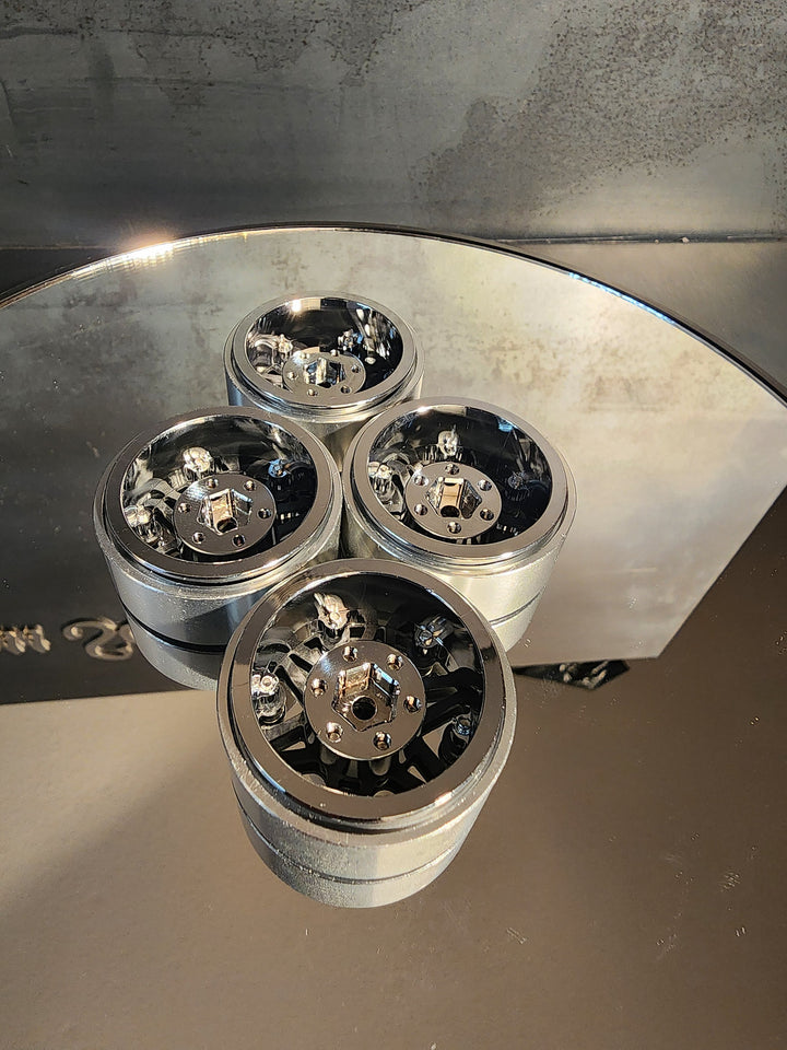 Stainless 24 1.3" Forged Carbon Wheel Set