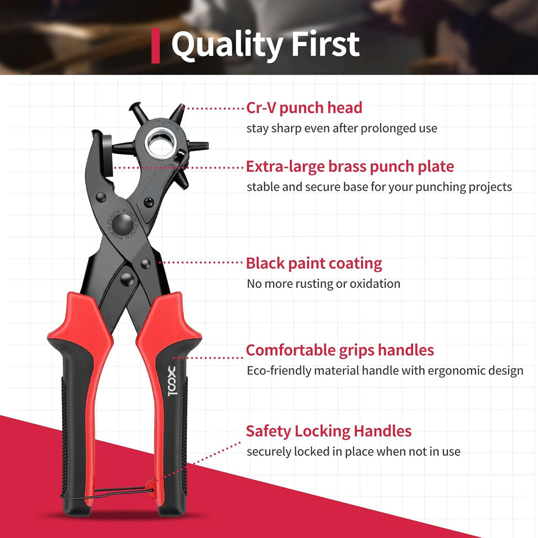 Revolving Punch Plier Kit, XOOL