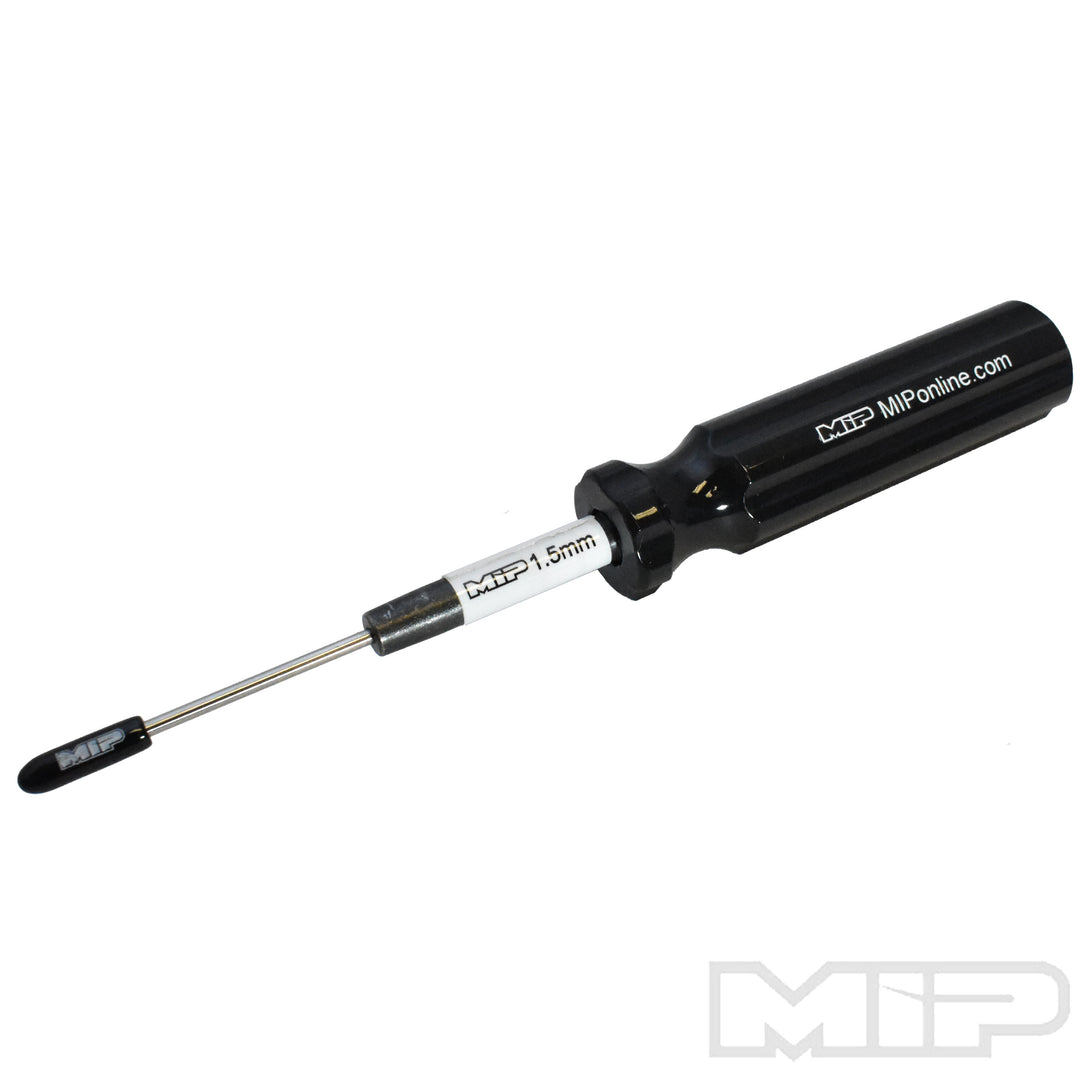 MIP 1.5mm Black Handle Hex Driver Wrench - Iron City RC Hobbies