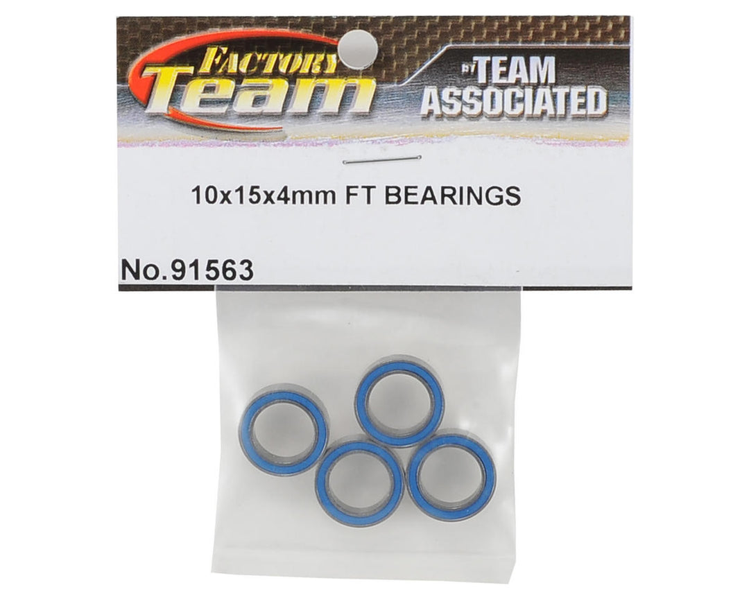 Team Associated 10x15x4mm Factory Team Bearing (4) - Iron City RC Hobbies
