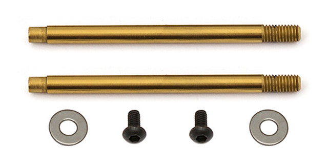 Team Associated 3x23 mm Shock Shaft V2, Ti-Nitride - Iron City RC Hobbies