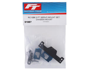 Team Associated RC10B6.3 Factory Team Servo Mount Set - Iron City RC Hobbies