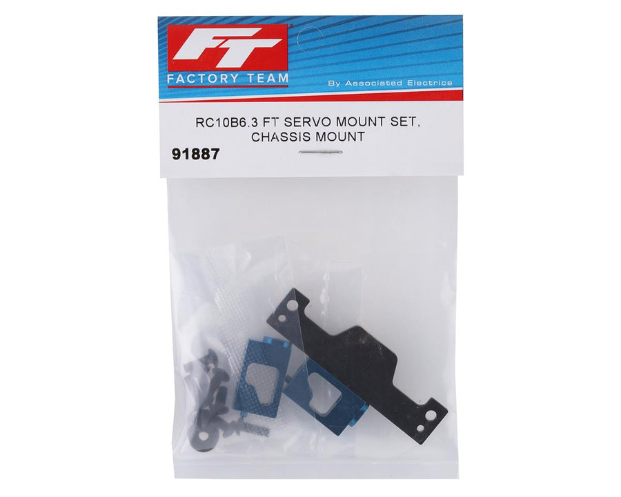 Team Associated RC10B6.3 Factory Team Servo Mount Set - Iron City RC Hobbies