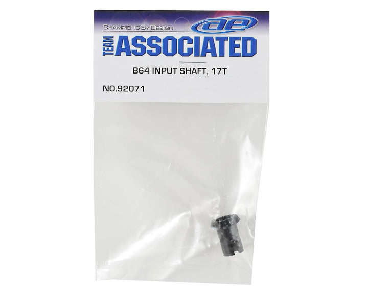 Team Associated B64 Input Shaft (17T) - Iron City RC Hobbies