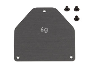 Team Associated RC10B7 Factory Team Aluminum Servo Weight Plate (6g) - Iron City RC Hobbies