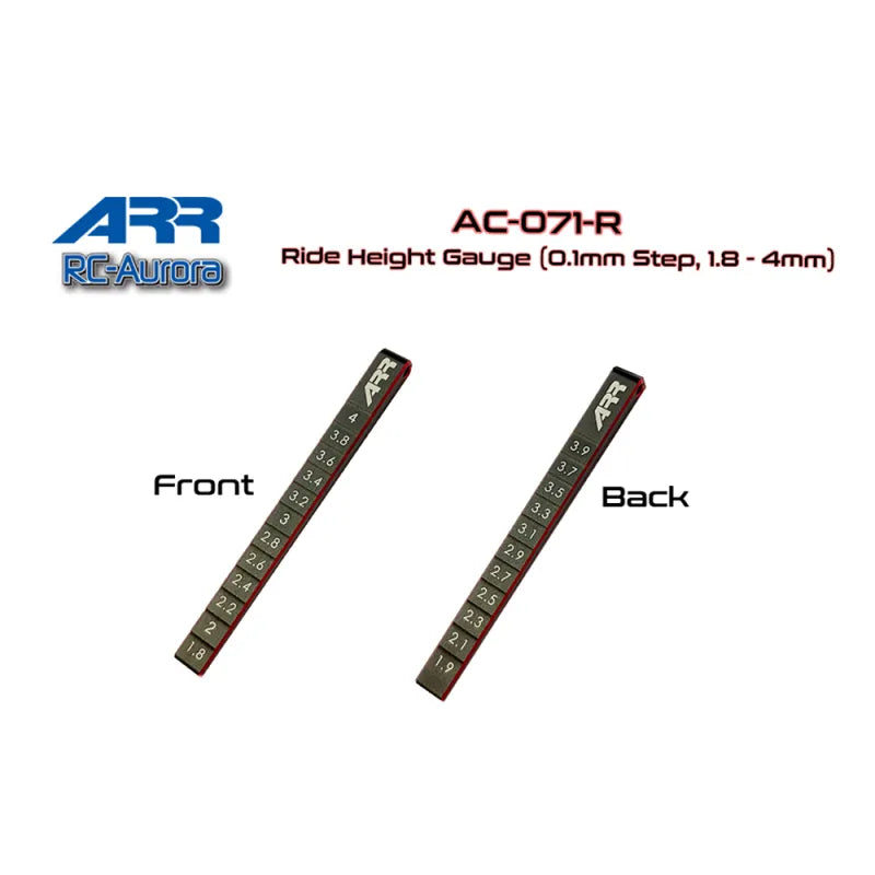 RC-Aurora ARR Ride Height Gauge (0.1mm Step 1.8 - 4mm)