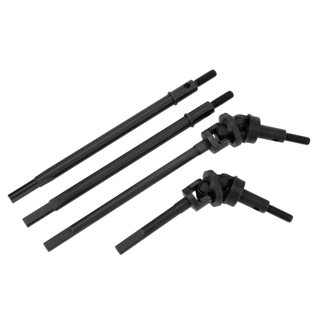 MEUS Racing Metal Isokinetic 3-Section CVD Shafts for 194mm/224mm Wheel Distance 1/10 AR44/AR45 Capra Axles