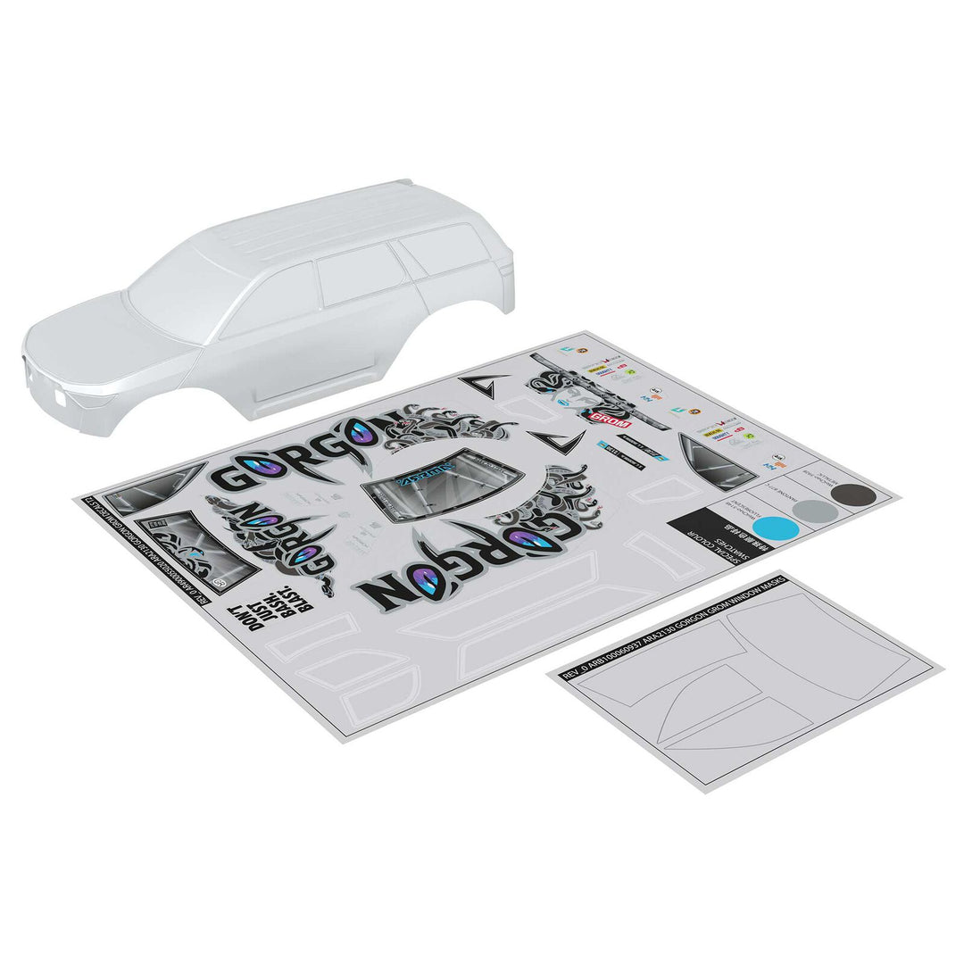 Arrma GORGON GROM Body, Clear