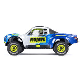 ARRMA MOJAVE GROM MEGA 380 Brushed 4X4 Small Scale Desert Truck RTR with Battery & Charger, Blue/White