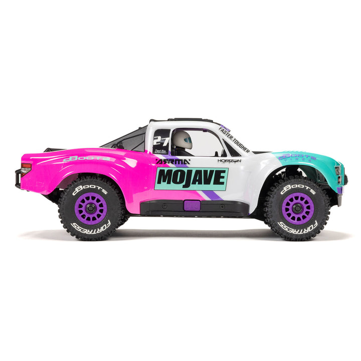 MOJAVE GROM 223S BLX Brushless 4X4 Small Scale Desert Truck RTR with DSC (Battery & Charger included), Teal - Iron City RC Hobbies