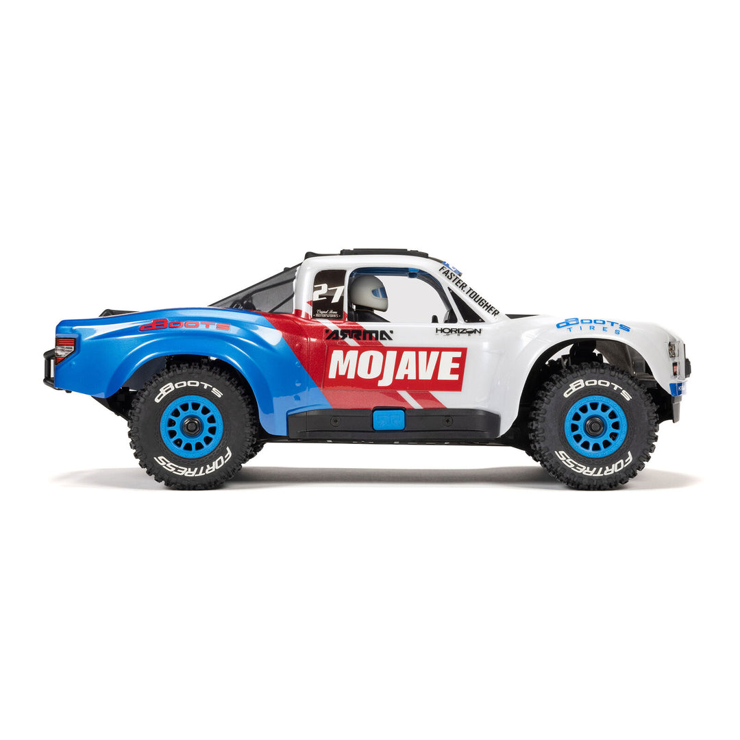 MOJAVE GROM 223S BLX Brushless 4X4 Small Scale Desert Truck RTR with DSC (Battery & Charger included), White - Iron City RC Hobbies