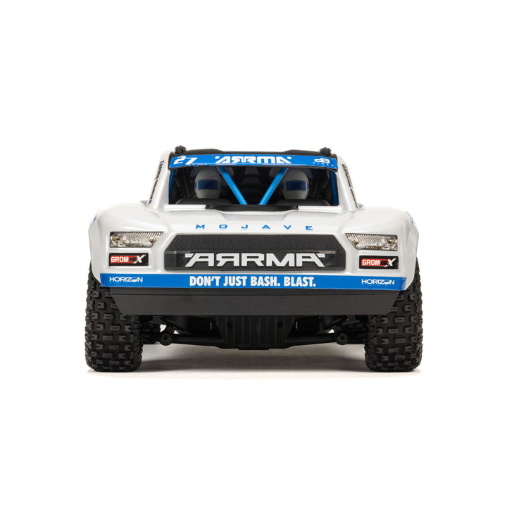 MOJAVE GROM 223S BLX Brushless 4X4 Small Scale Desert Truck RTR with DSC (Battery & Charger included), White - Iron City RC Hobbies
