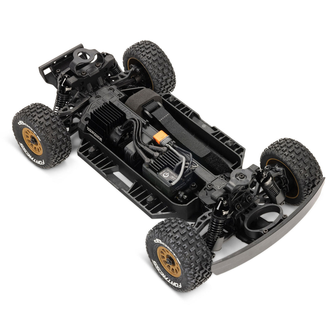 MOJAVE GROM 223S BLX Brushless 4X4 Small Scale Desert Truck RTR with DSC, Black - Iron City RC Hobbies