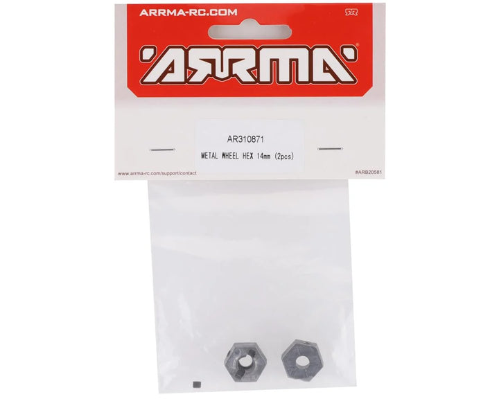 ARRMA 14mm Wheel Hex (Metal) (2)
