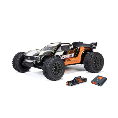 Arrma 1/10 VORTEKS MEGA 550 2WD Stadium Truck RTR with Battery & Charger, Orange