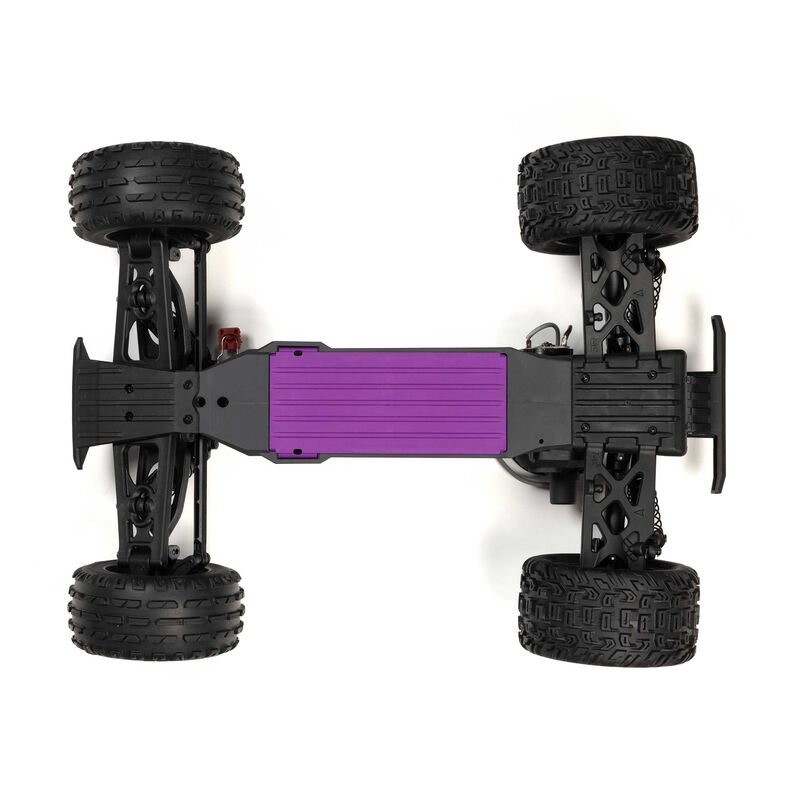 Arrma  New 1/10 VORTEKS MEGA 550 2WD Stadium Truck RTR with Battery & Charger, Purple