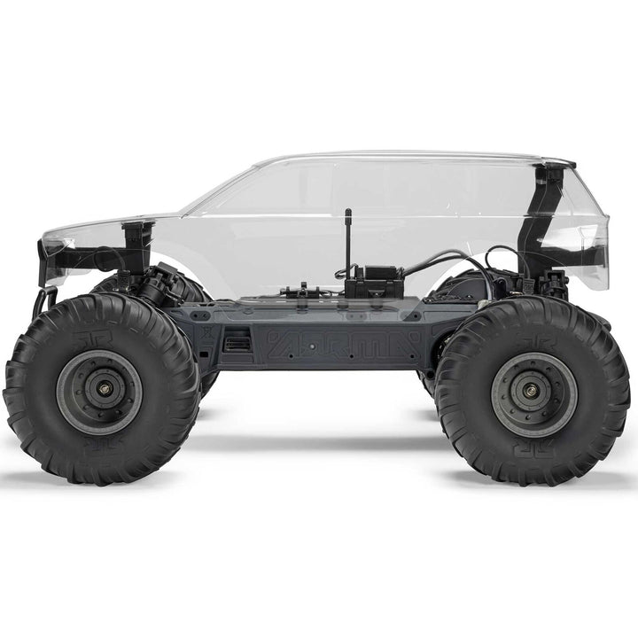 ARRMA 1/10 GORGON 2WD RTA Kit Brushed Monster Truck (Battery & Charger Included), Clear