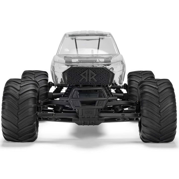 ARRMA 1/10 GORGON 2WD RTA Kit Brushed Monster Truck (Battery & Charger Included), Clear