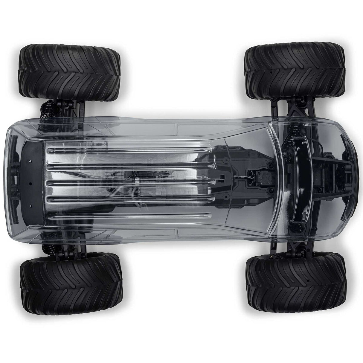 ARRMA 1/10 GORGON 2WD RTA Kit Brushed Monster Truck (Battery & Charger Included), Clear