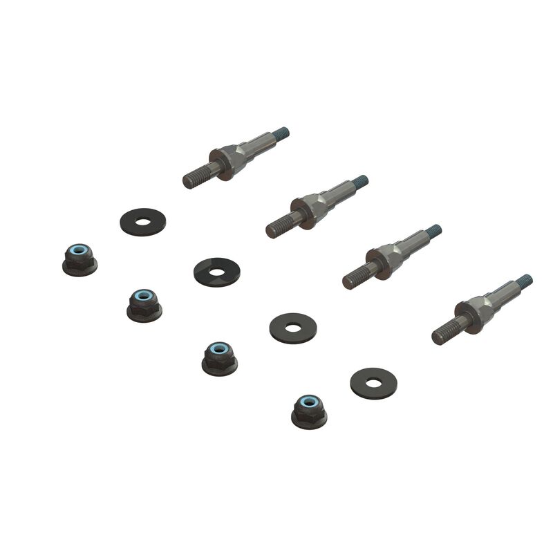 Arrma EXB V2 Shock Standoff (M4 - 4pcs) - Iron City RC Hobbies