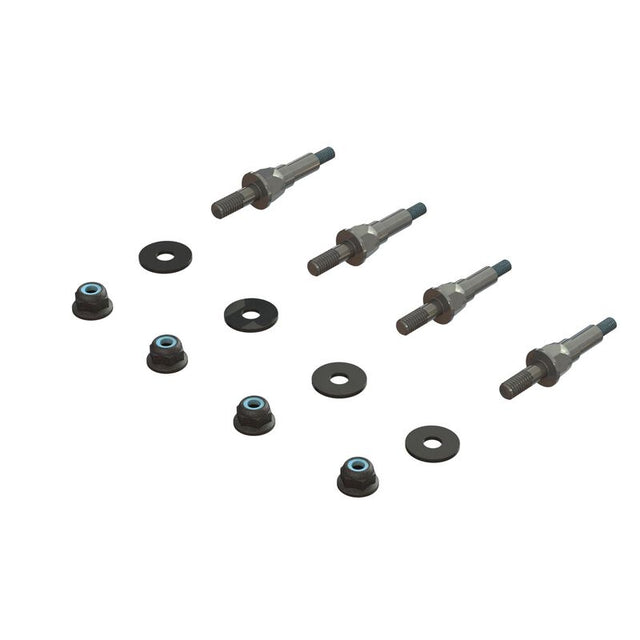 Arrma EXB V2 Shock Standoff (M4 - 4pcs) - Iron City RC Hobbies