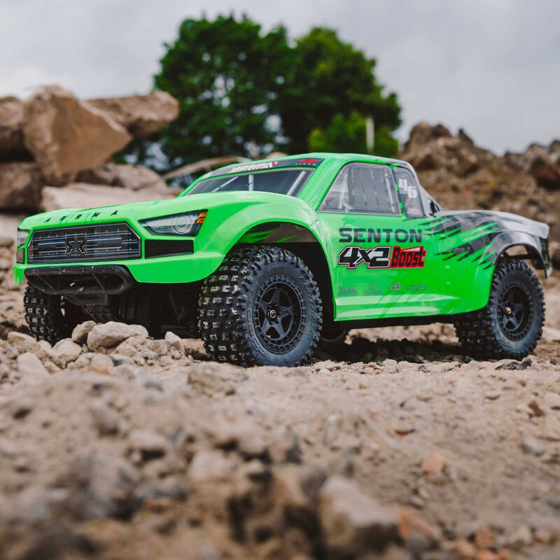 ARRMA 1/10 SENTON 4X2 BOOST MEGA 550 Brushed Short Course Truck RTR with Battery & Charger