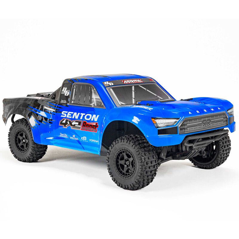 ARRMA 1/10 SENTON 4X2 BOOST MEGA 550 Brushed Short Course Truck RTR with Battery & Charger