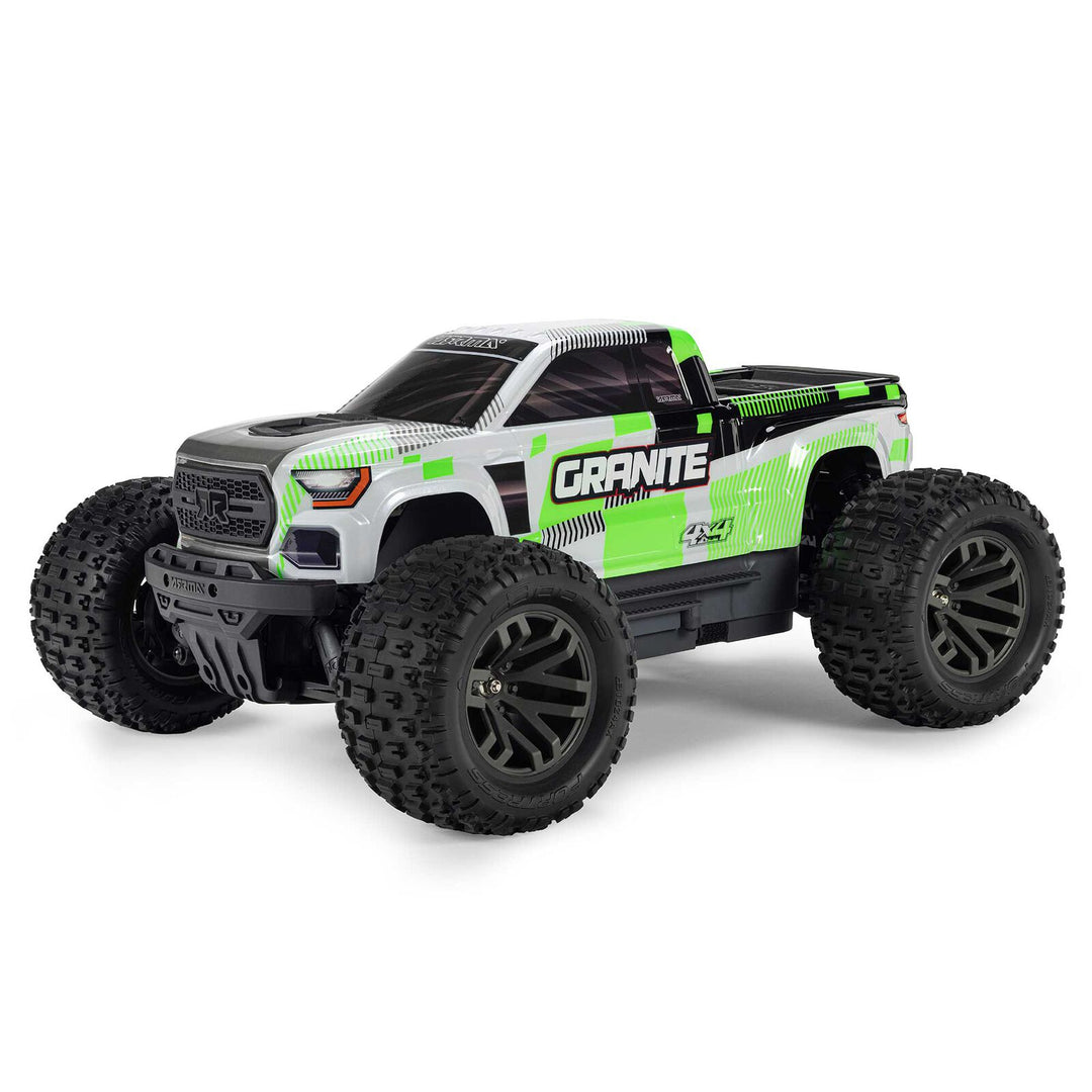 ARRMA 1/10 GRANITE MEGA 665 4X4 RTR Brushed Monster Truck, Green
