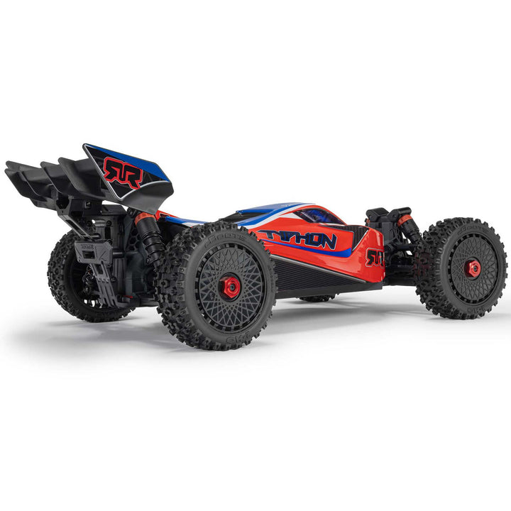 ARRMA 1/8 TYPHON MEGA 665 4X4 RTR Brushed Buggy, Red
