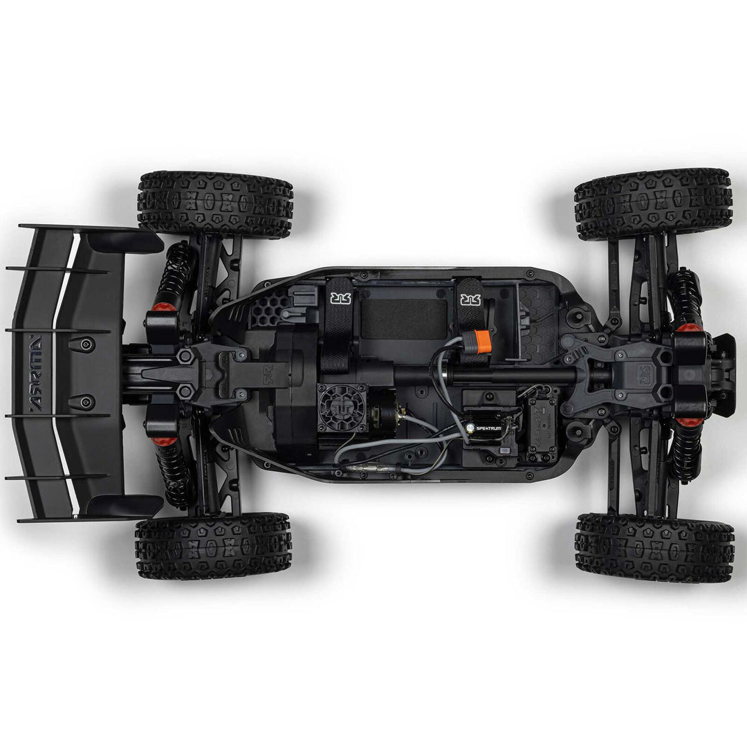 ARRMA 1/8 TYPHON MEGA 665 4X4 RTR Brushed Buggy, Red