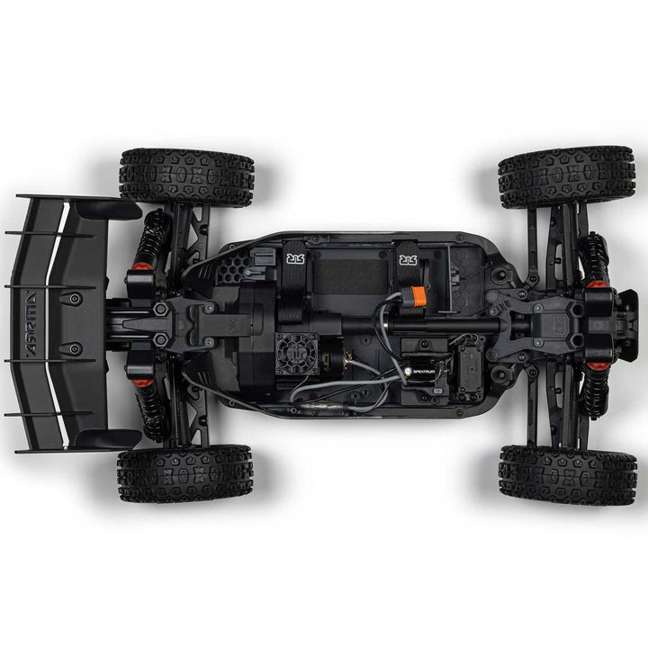 ARRMA 1/8 TYPHON MEGA 665 4X4 RTR Brushed Buggy, Red