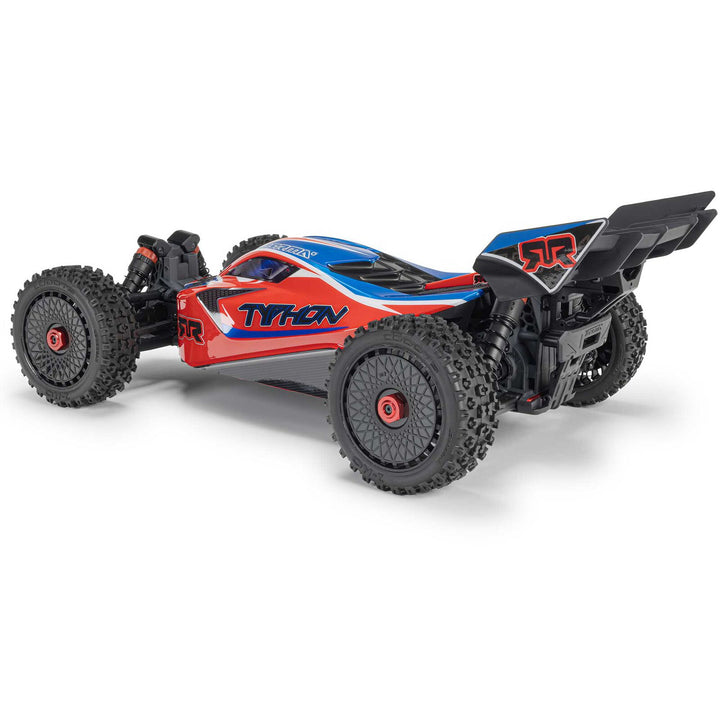 ARRMA 1/8 TYPHON MEGA 665 4X4 RTR Brushed Buggy, Red