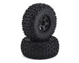 Arrma dBooots Fortress SC Tire Set Glued Black (2)