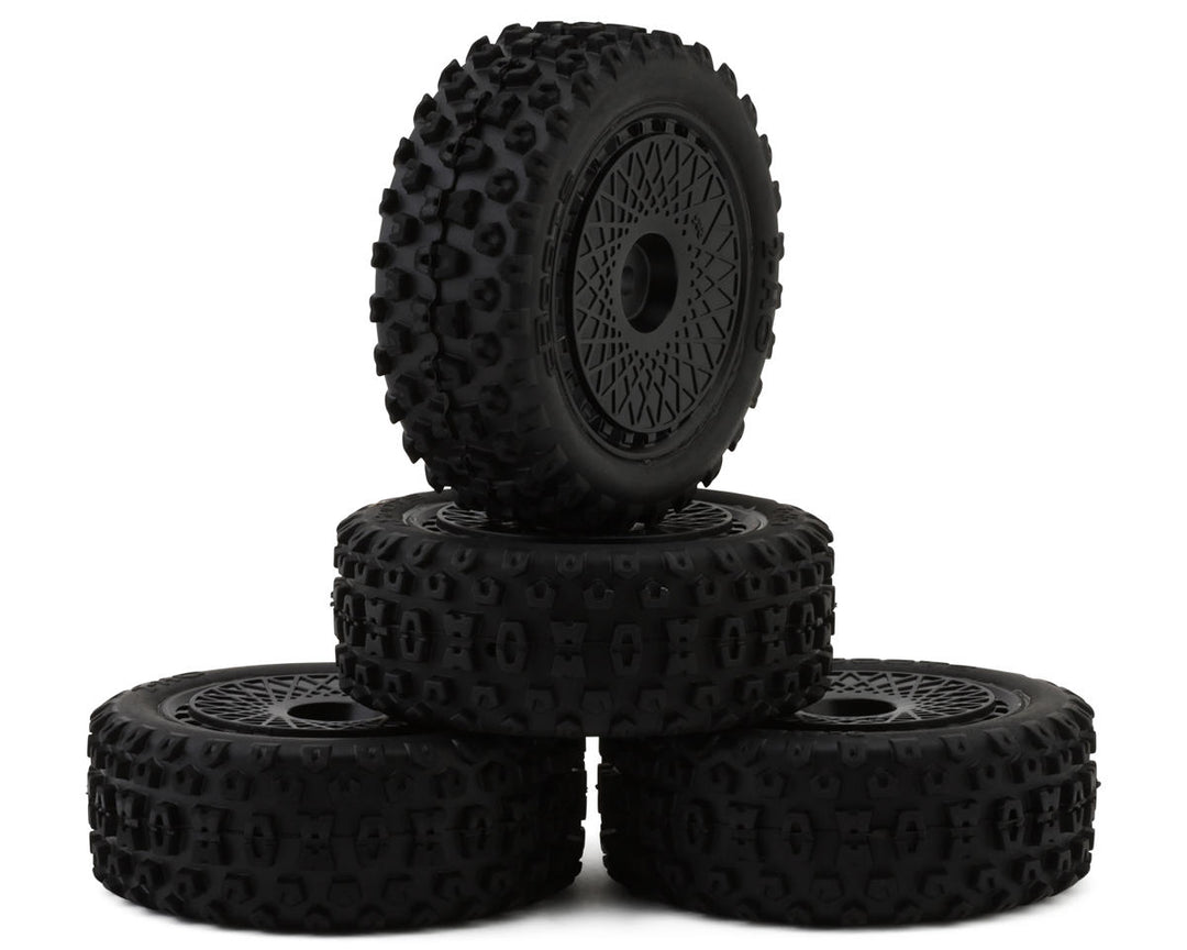 Arrma dBoots "2-HO" Pre-Mounted Tire Set (Black) (4) - Iron City RC Hobbies