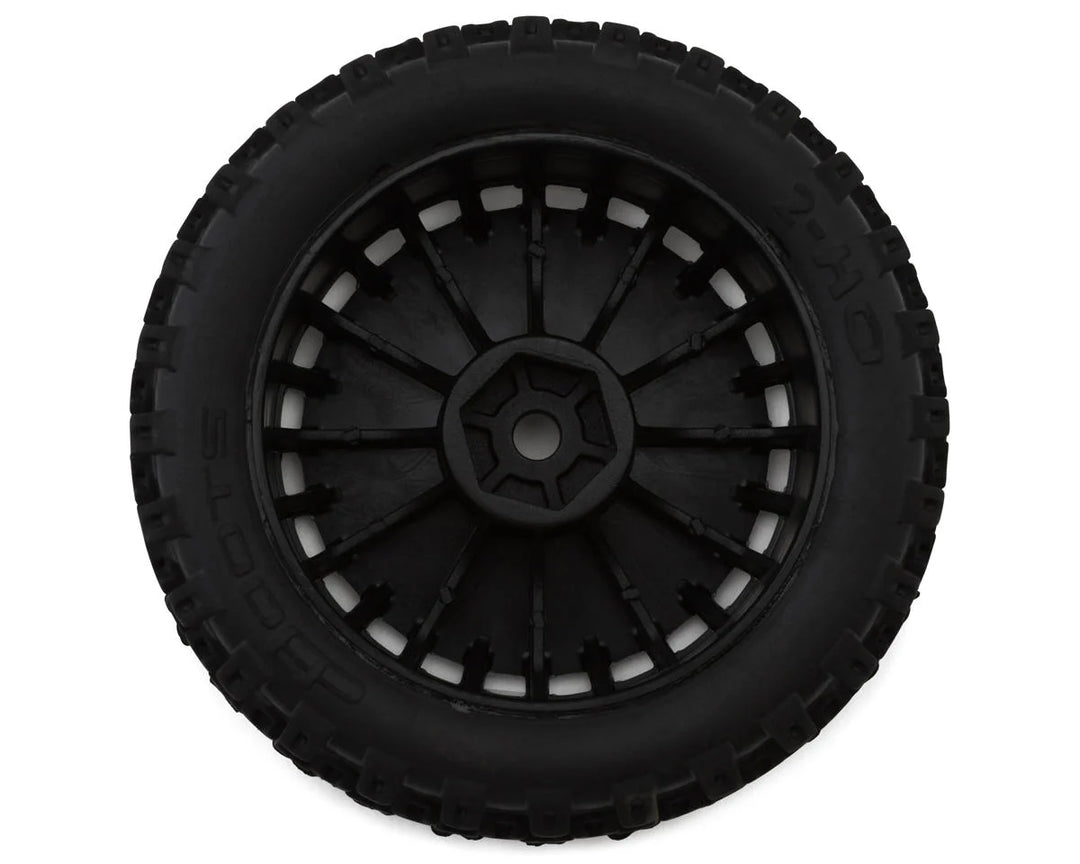 Arrma dBoots "2-HO" Pre-Mounted Tire Set (Black) (4) - Iron City RC Hobbies