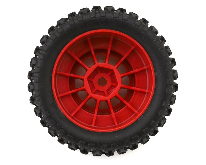 Arrma dBoots 'Fortress' 1/18 Pre-Mounted Off-Road Tire Set (Red) (4) - Iron City RC Hobbies