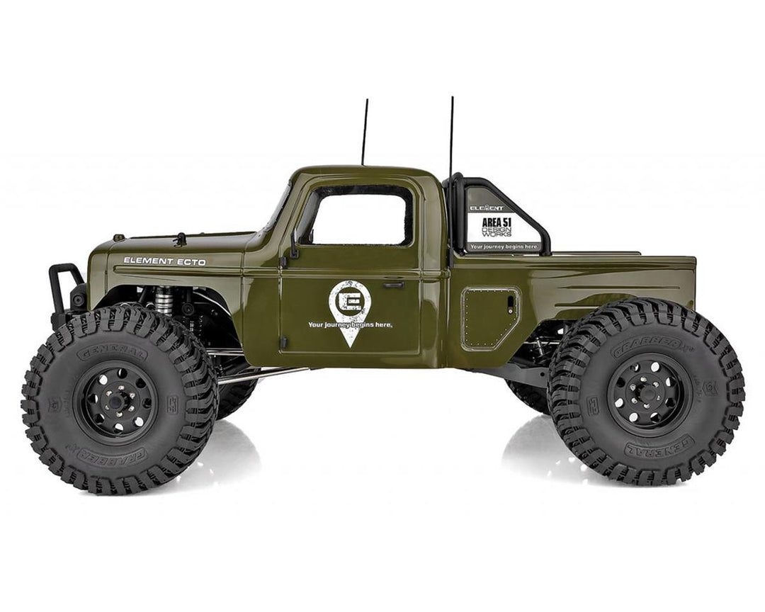 Element RC Enduro Ecto Trail Truck 4x4 RTR 1/10 Rock Crawler (Green) w/2.4GHz Radio