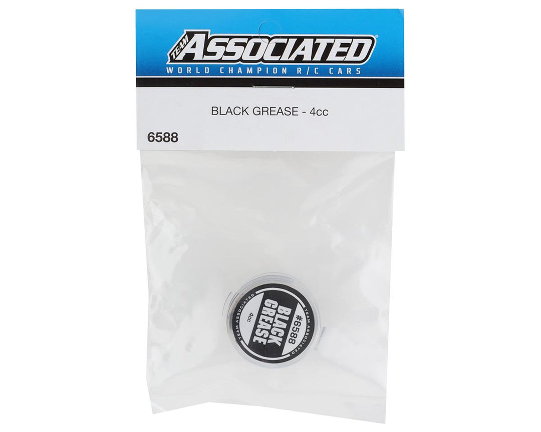 Team Associated Black Grease (4cc) - Iron City RC Hobbies