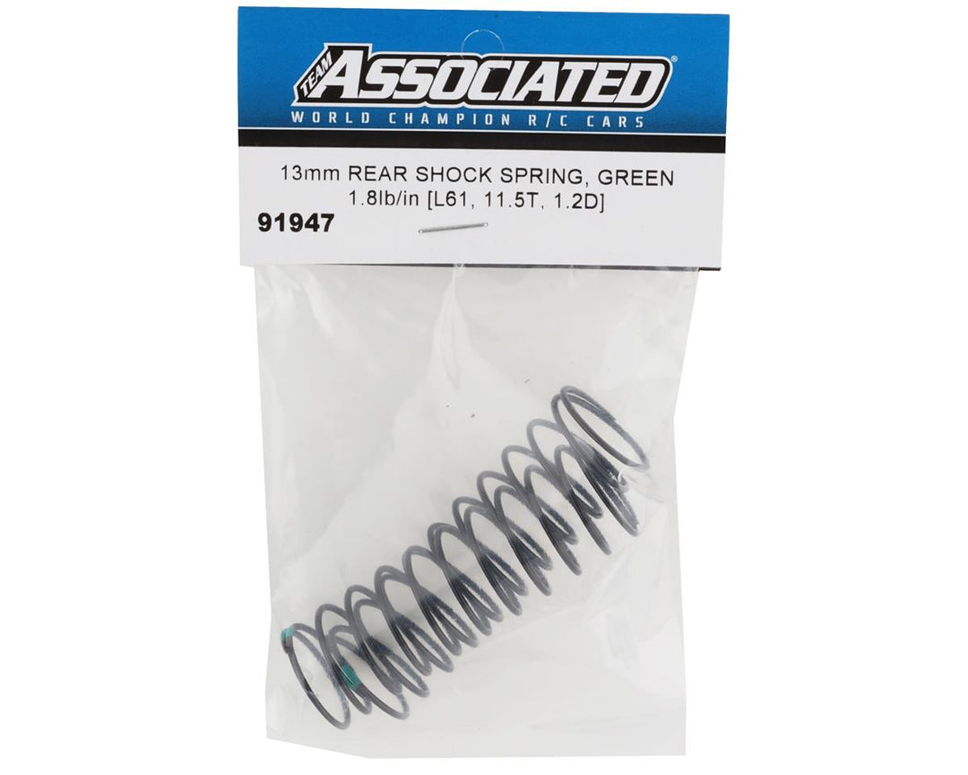 Associated 13mm Rear Shock Spring (61mm) - Iron City RC Hobbies