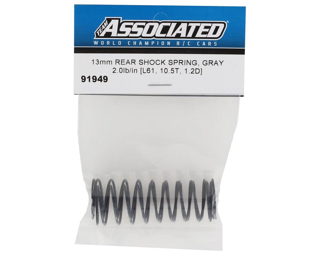 Associated 13mm Rear Shock Spring (61mm) - Iron City RC Hobbies