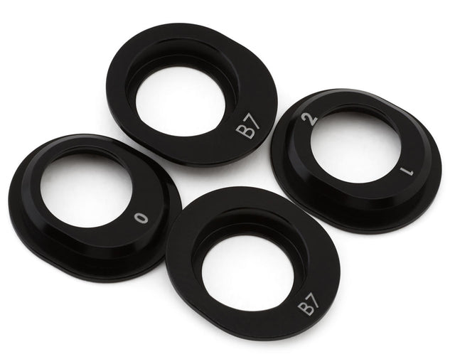 Team Associated RC10B7 Factory Team Aluminum Differential Height Inserts (4) - Iron City RC Hobbies