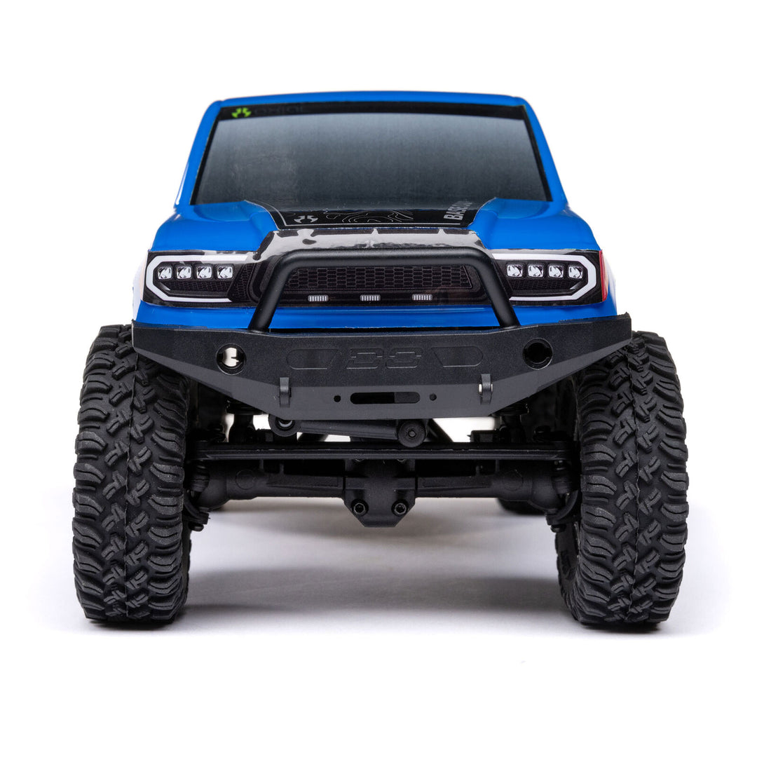 1/24 SCX24 Base Camp 4WD Rock Crawler Brushed RTR with Battery & Charger, Blue - Iron City RC Hobbies