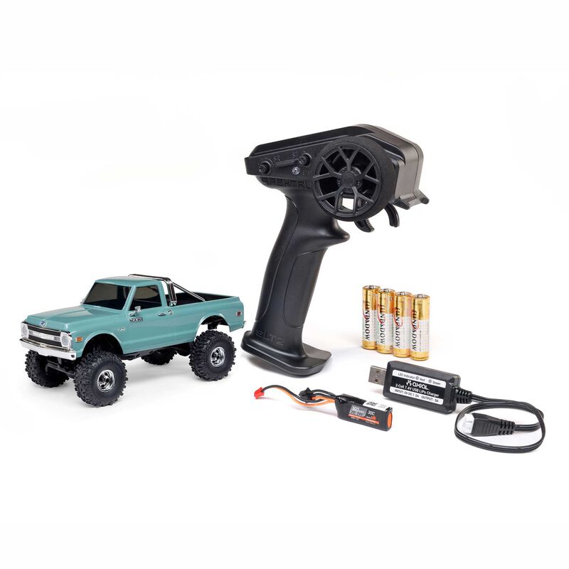 Axial 1/30 SCX30 Chevrolet K10 4X4 RTR Brushed Rock Crawler (Battery & Charger Included) (Choose Color)