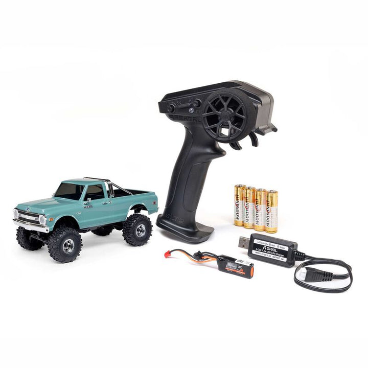 PRE-ORDER Axial 1/30 SCX30 Chevrolet K10 4X4 RTR Brushed Rock Crawler (Battery & Charger Included) (Choose Color)