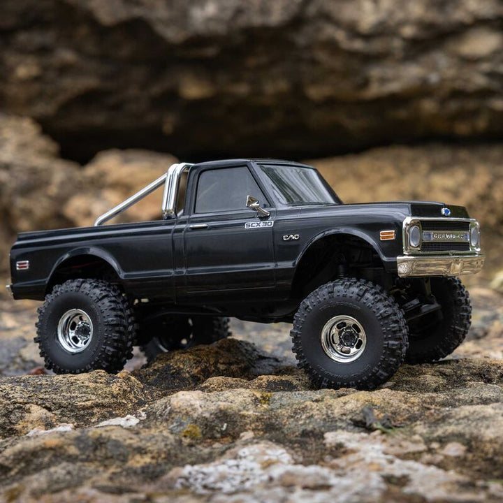 PRE-ORDER Axial 1/30 SCX30 Chevrolet K10 4X4 RTR Brushed Rock Crawler (Battery & Charger Included) (Choose Color)