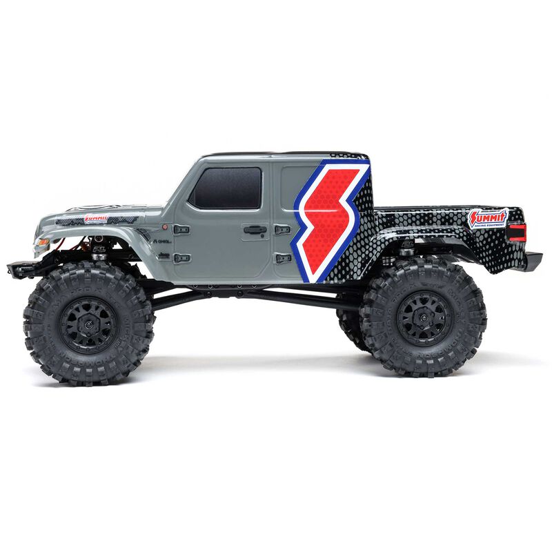 Axial RC 1/24 SCX24 Summit Racing Jeep Gladiator 4X4 Rock Crawler RTR (Battery & Charger Included), Gray