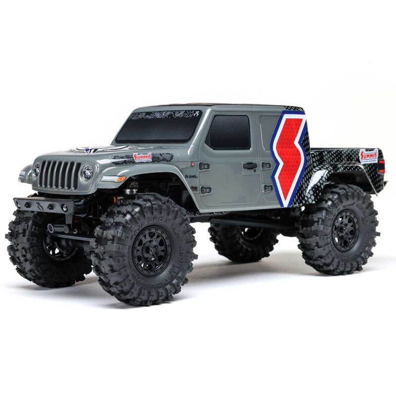 Axial RC 1/24 SCX24 Summit Racing Jeep Gladiator 4X4 Rock Crawler RTR (Battery & Charger Included), Gray
