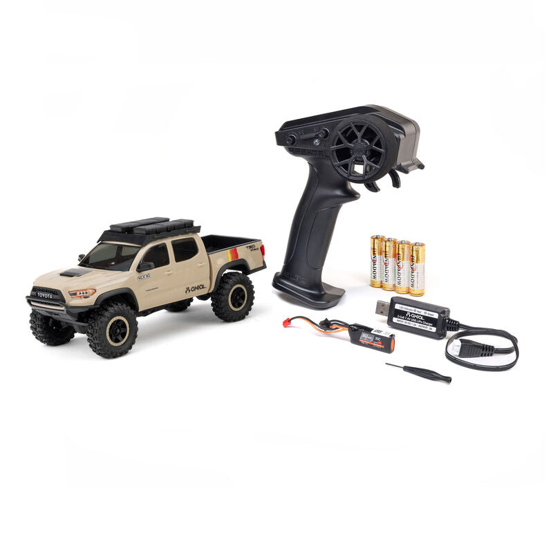 *PRE-ORDER* Axial 1/30 SCX30 Toyota Tacoma TRD Pro Overland Edition 4X4 RTR Brushed Rock Crawler (Battery & Charger Included)