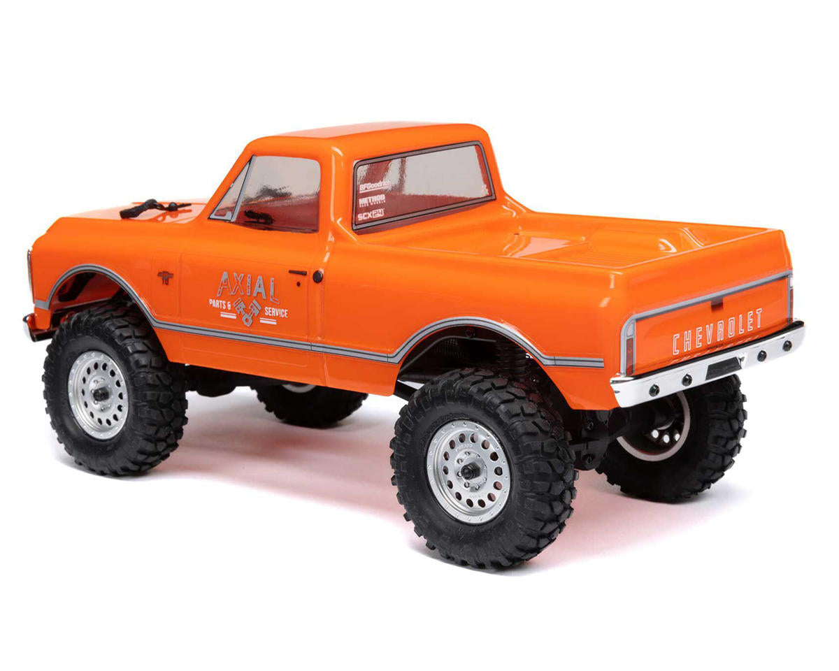 Axial SCX24 1967 Chevrolet C10 1/24 4WD RTR Scale Mini Crawler (Orange) w/2.4GHz Radio