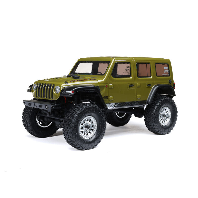 Axial 1/24 SCX24 Jeep Wrangler JLU 4X4 Rock Crawler Brushed RTR, Green - Iron City RC Hobbies